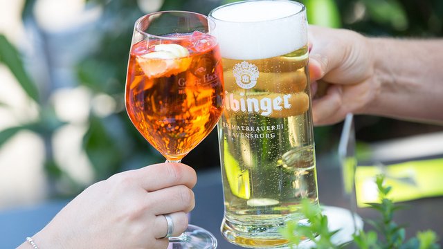 Bild: Biergarten Meckenbeuren