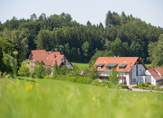 Außenansicht Hotel Jägerhaus Meckenbeuren, nahe Friedrichshafen, Bodenseeregion