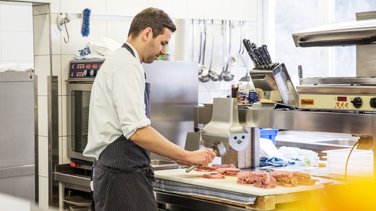Restaurant Kitchen, Jaegerhaus Hotel Meckenbeuren, Lake Constance